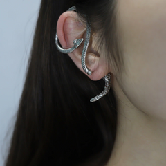 Twining Snake Punk Style Earrings
