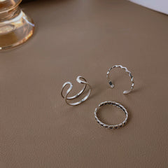 Anillo ajustable estilo retro