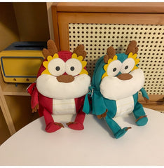 Bolso de hombro con diseño de dinosaurio de dibujos animados