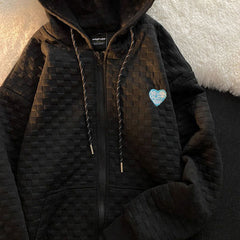 Waffel-Kapuzenjacken