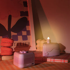 Altavoz Bluetooth inalámbrico con forma de pastel de cumpleaños