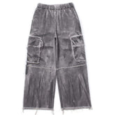 Vintage Washed Frayed Jeans