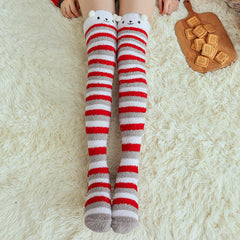 Warme Socken aus Korallenfleece