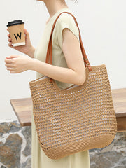 Summer Vintage Knitted Large Capacity Shoulder Bag