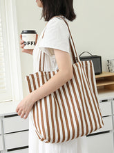 Canvas Stripe Casual Bag Women Shoulder