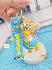 Llavero de pato escolar de la serie Dake Duck