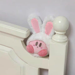 Lindo colgante de peluche con orejas de conejo de anime