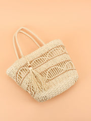 Commuter Bag Straw Weave Shoulder