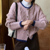 Knitwear Twist Cardigan Sweater
