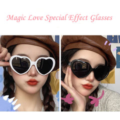 Gafas con efecto especial de amor mágico