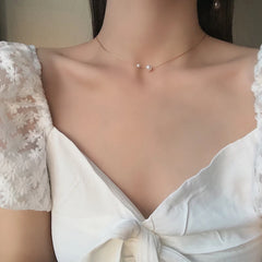 Collar de perlas sencillo