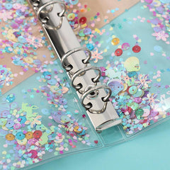 6 Ring Binder A5A6 Sequin Cover