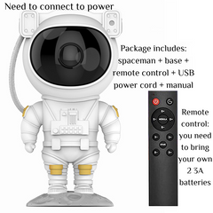 Coole Astronauten-Sternenhimmellampe
