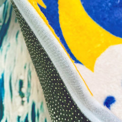 Alfombra antideslizante de vellón con dibujos de animales