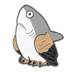 Cartoon Shark Emoticon Pins