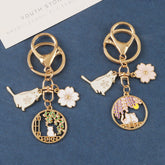 Cute Cartoon Love Cat keychain