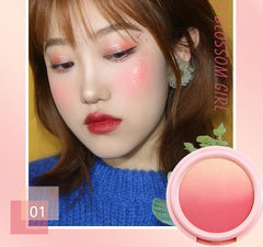 Süßes rosa Farbverlaufsrouge