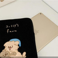 Bolsa para iPad y portátil con diseño de perro adorable