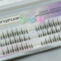 Juego de pestañas postizas naturales de un solo grupo