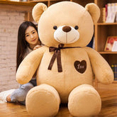 100cm-200c Semi-finished With Zipper Teddy Bear Skin Plush Toy Doll Shell Crust DIY Good Quality Girlfriend Gift with Heart