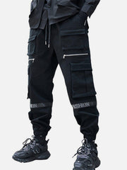 Techwear Multi Pockets Print Cargo Pants