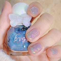 Esmalte de uñas dorado con purpurina Super Fairy