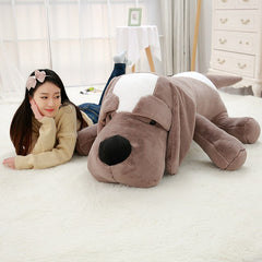 110cm Big Ear Plush Toy Dog Plush Pillow Stuffed Animals Plush Pillow Dog Sofa Cushion Plush Birthday Gift Girl Toys Dog Doll