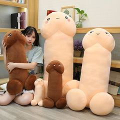 110cm Penis Plush Toy Simulation Boy Dick Plushie Real-life Penis Plush Hug Pillow Stuffed Sexy Interesting Gifts For Girlfriend