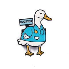 Lindos pines de pato de dibujos animados