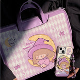 Roro Jump Purple Witch Laptop Bag