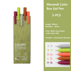 Bolígrafo de gel Morandi Color Box
