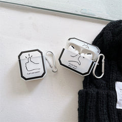 Estuche para Airpods con diseño de dedo de dibujos animados y personalidad