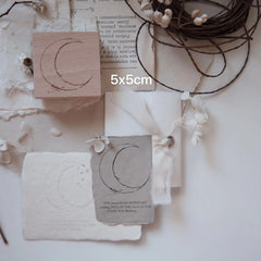 Sellos de la serie Mariposa, Flor, Luna y Otoño