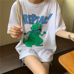 Cute Cartoon Dinosaur Tee