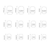 Purple Wearable Nails Finished Manicure