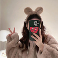 Plüsch-Hasenohr-Stirnband