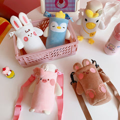 Bonita funda protectora para termo con dibujos animados