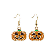 Pendientes de mago de calabaza de Halloween