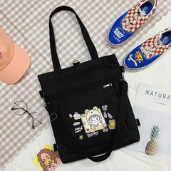 Tragetasche mit Mädchenmuster