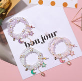 Stars Moon Luminous Bead Bracelet