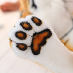 Peluche de tigre blanco gigante de alta calidad de 160 cm, adorable tigre de gran tamaño, almohada suave, regalo de Navidad para niños.