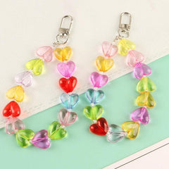 Llavero acrílico en forma de corazón