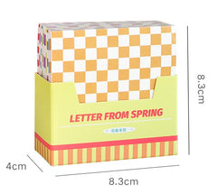 Brief Monat Poesie Schachbrett Memo