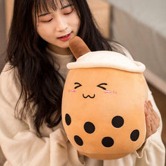 Kawaii Boba Tea Plush Pillow