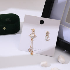 Lindos pendientes asimétricos de planeta lunar