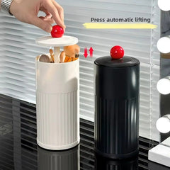 Automatic Pop-Up Cylindrical Makeup Brush Organizer