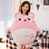 1 pieza de 85 cm, adorable almohada de rata, peluche de animal para niñas y niños, bonitos muñecos de ratón, regalos de cumpleaños.