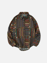 "Wavy Line" Long Sleeve Shirt