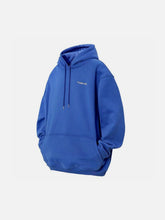 Solid Color Embroidery Oversized Hoodie
