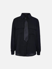 Techwear Dark Tie Shirt
